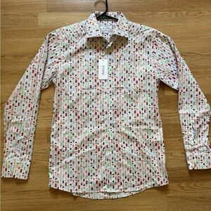 New ETON $285 Ice Cream Print Button Up Shirt Men’s Medium